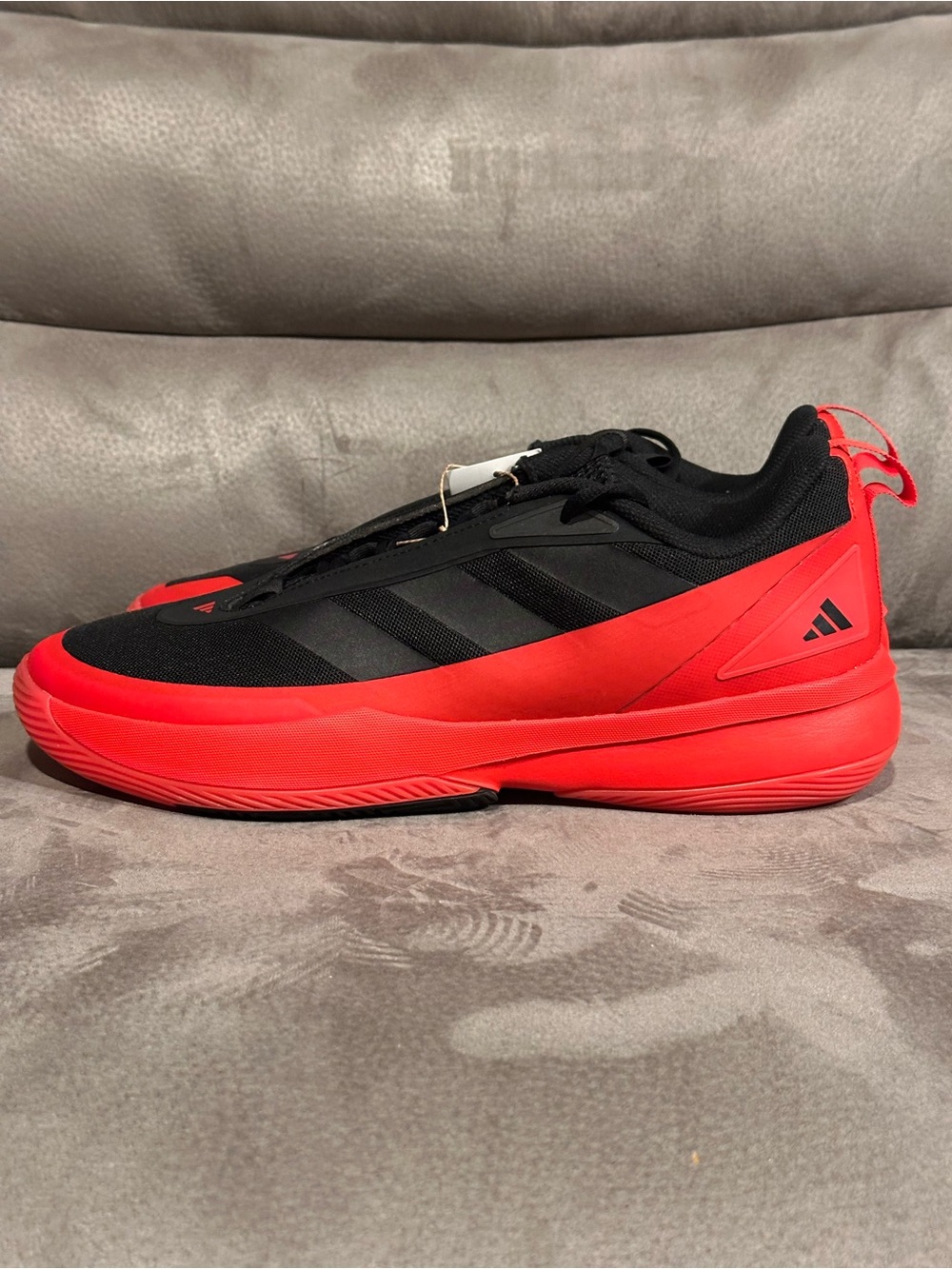 Men's Basketball Shoes 13  Adidas Subzone Athletic Sneakers Red Black Cushioned